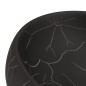 vidaXL Lavabo da Appoggio Nero Ovale 59x40x15 cm Ceramica vidaXL Lavabo da Appoggio Nero Ovale 59x40x15 cm Ceramica