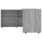 vidaXL Scrivania ad Angolo Grigio Sonoma in Legno Multistrato vidaXL Scrivania ad Angolo Grigio Sonoma in Legno Multistrato