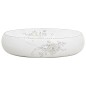 vidaXL Lavabo da Appoggio Bianco Ovale 59x40x15 cm Ceramica vidaXL Lavabo da Appoggio Bianco Ovale 59x40x15 cm Ceramica