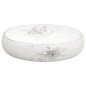 vidaXL Lavabo da Appoggio Bianco Ovale 59x40x15 cm Ceramica vidaXL Lavabo da Appoggio Bianco Ovale 59x40x15 cm Ceramica