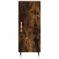 vidaXL Credenza Rovere Fumo 34,5x34x180 cm in Legno Multistrato vidaXL Credenza Rovere Fumo 34,5x34x180 cm in Legno Multistrato