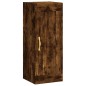 vidaXL Credenza Rovere Fumo 34,5x34x180 cm in Legno Multistrato vidaXL Credenza Rovere Fumo 34,5x34x180 cm in Legno Multistrato