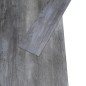 vidaXL Listoni Autoadesivi in PVC 5,21 m² 2 mm Grigio Lucido vidaXL Listoni Autoadesivi in PVC 5,21 m² 2 mm Grigio Lucido