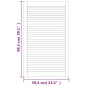 Anta a Lamelle in Legno Massello di Pino 99,3x59,4 cm