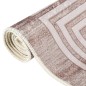 vidaXL Tappeto Lavabile 120x180 cm Beige Antiscivolo vidaXL Tappeto Lavabile 120x180 cm Beige Antiscivolo