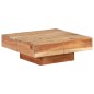 Tavolino da Caffè 80x80x28 cm in Legno Massello di Acacia Tavolino da Caffè 80x80x28 cm in Legno Massello di Acacia