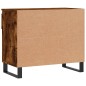 vidaXL Scarpiera Rovere Fumo 70x36x60 cm in Legno Multistrato vidaXL Scarpiera Rovere Fumo 70x36x60 cm in Legno Multistrato