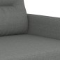vidaXL Poltrona Grigio Scuro 60 cm in Tessuto