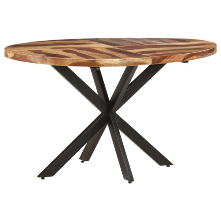 vidaXL Tavolo da Pranzo 140x80x75 cm in Legno Massello di Acacia