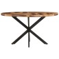 vidaXL Tavolo da Pranzo 140x80x75 cm in Legno Massello di Acacia vidaXL Tavolo da Pranzo 140x80x75 cm in Legno Massello di Acacia
