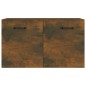 Armadietto a Muro Rovere Fumo 60x36,5x35 cm Legno Multistrato Armadietto a Muro Rovere Fumo 60x36,5x35 cm Legno Multistrato