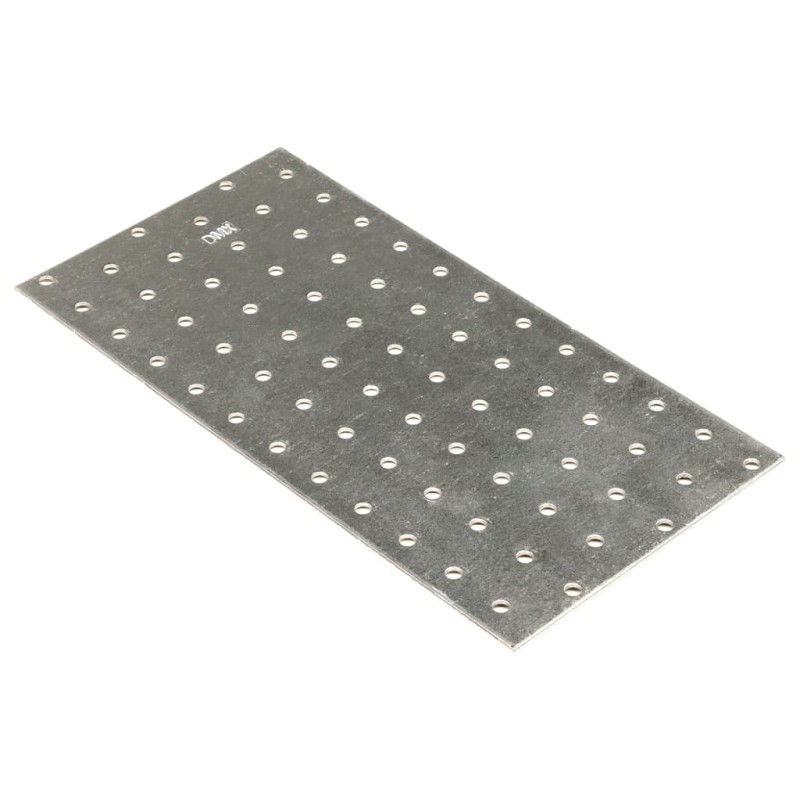 Piastre Forate 20 pz 2 mm 240x120 mm Acciaio Zincato Piastre Forate 20 pz 2 mm 240x120 mm Acciaio Zincato