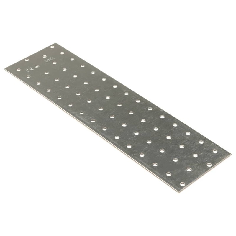 Piastre Forate 40 pz 2 mm 300x80 mm Acciaio Zincato Piastre Forate 40 pz 2 mm 300x80 mm Acciaio Zincato