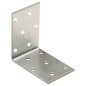 Staffe Angolari 40 pz 2 mm 60x40x60 mm Acciaio Zincato Staffe Angolari 40 pz 2 mm 60x40x60 mm Acciaio Zincato