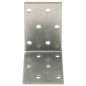 Staffe Angolari 40 pz 2 mm 60x40x60 mm Acciaio Zincato Staffe Angolari 40 pz 2 mm 60x40x60 mm Acciaio Zincato