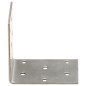 Staffe Angolari 40 pz 2 mm 60x40x60 mm Acciaio Zincato Staffe Angolari 40 pz 2 mm 60x40x60 mm Acciaio Zincato