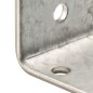 Staffe Angolari 40 pz 2 mm 60x40x60 mm Acciaio Zincato Staffe Angolari 40 pz 2 mm 60x40x60 mm Acciaio Zincato