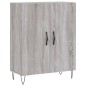 Credenza Grigio Sonoma 69,5x34x180 cm in Legno Multistrato Credenza Grigio Sonoma 69,5x34x180 cm in Legno Multistrato