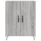 Credenza Grigio Sonoma 69,5x34x180 cm in Legno Multistrato Credenza Grigio Sonoma 69,5x34x180 cm in Legno Multistrato