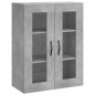 Credenza Grigio Cemento 69,5x34x180 cm in Legno Multistrato Credenza Grigio Cemento 69,5x34x180 cm in Legno Multistrato