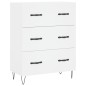 Credenza Bianca 69,5x34x180 cm in Legno Multistrato Credenza Bianca 69,5x34x180 cm in Legno Multistrato