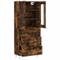 Credenza Rovere Fumo 69,5x34x180 cm in Legno Multistrato Credenza Rovere Fumo 69,5x34x180 cm in Legno Multistrato