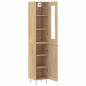 Credenza Rovere Sonoma 34,5x34x180 cm in Legno Multistrato Credenza Rovere Sonoma 34,5x34x180 cm in Legno Multistrato