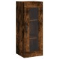 Credenza Rovere Fumo 34,5x34x180 cm in Legno Multistrato Credenza Rovere Fumo 34,5x34x180 cm in Legno Multistrato