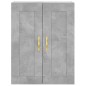 Credenza Grigio Cemento 69,5x34x180 cm in Legno Multistrato Credenza Grigio Cemento 69,5x34x180 cm in Legno Multistrato