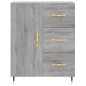 Credenza Grigio Sonoma 69,5x34x180 cm in Legno Multistrato Credenza Grigio Sonoma 69,5x34x180 cm in Legno Multistrato