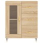 Credenza Rovere Sonoma 69,5x34x180 cm in Legno Multistrato Credenza Rovere Sonoma 69,5x34x180 cm in Legno Multistrato