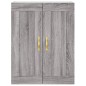 Credenza Grigio Sonoma 69,5x34x180 cm in Legno Multistrato Credenza Grigio Sonoma 69,5x34x180 cm in Legno Multistrato