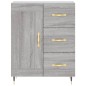Credenza Grigio Sonoma 69,5x34x180 cm in Legno Multistrato Credenza Grigio Sonoma 69,5x34x180 cm in Legno Multistrato