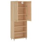 Credenza Rovere Sonoma 69,5x34x180 cm in Legno Multistrato Credenza Rovere Sonoma 69,5x34x180 cm in Legno Multistrato