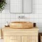 Lavabo da Appoggio Marrone Ovale 59x40x15 cm Ceramica Lavabo da Appoggio Marrone Ovale 59x40x15 cm Ceramica