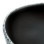 Lavabo da Appoggio Nero e Blu Ovale 47x33x13 cm Ceramica Lavabo da Appoggio Nero e Blu Ovale 47x33x13 cm Ceramica