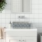 Lavabo Appoggio Grigio e Blu Rettangolare 46x35,5x13cm Ceramica Lavabo Appoggio Grigio e Blu Rettangolare 46x35,5x13cm Ceramica