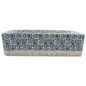 Lavabo Appoggio Grigio e Blu Rettangolare 46x35,5x13cm Ceramica Lavabo Appoggio Grigio e Blu Rettangolare 46x35,5x13cm Ceramica