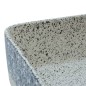 Lavabo Appoggio Grigio e Blu Rettangolare 46x35,5x13cm Ceramica Lavabo Appoggio Grigio e Blu Rettangolare 46x35,5x13cm Ceramica