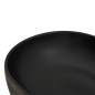 Lavabo da Appoggio Grigio e Nero Ovale 59x40x14 cm Ceramica Lavabo da Appoggio Grigio e Nero Ovale 59x40x14 cm Ceramica