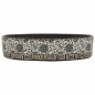 Lavabo da Appoggio Nero e Blu Ovale 56,5x36,5x13,5 cm Ceramica Lavabo da Appoggio Nero e Blu Ovale 56,5x36,5x13,5 cm Ceramica