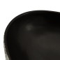 Lavabo da Appoggio Nero e Blu Ovale 56,5x36,5x13,5 cm Ceramica Lavabo da Appoggio Nero e Blu Ovale 56,5x36,5x13,5 cm Ceramica