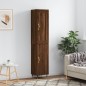 Credenza Rovere Marrone 34,5x34x180 cm in Legno Multistrato Credenza Rovere Marrone 34,5x34x180 cm in Legno Multistrato