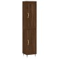 Credenza Rovere Marrone 34,5x34x180 cm in Legno Multistrato Credenza Rovere Marrone 34,5x34x180 cm in Legno Multistrato
