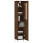 Credenza Rovere Marrone 34,5x34x180 cm in Legno Multistrato Credenza Rovere Marrone 34,5x34x180 cm in Legno Multistrato