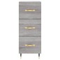 Credenza Grigio Sonoma 34,5x34x180 cm in Legno Multistrato Credenza Grigio Sonoma 34,5x34x180 cm in Legno Multistrato