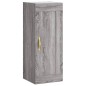 Credenza Grigio Sonoma 34,5x34x180 cm in Legno Multistrato Credenza Grigio Sonoma 34,5x34x180 cm in Legno Multistrato