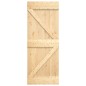 Porta Scorrevole con Set Hardware 80x210 cm Legno Massello Pino Porta Scorrevole con Set Hardware 80x210 cm Legno Massello Pino