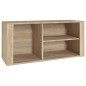 Scarpiera Rovere Sonoma 100x35x45 cm in Legno Multistrato Scarpiera Rovere Sonoma 100x35x45 cm in Legno Multistrato