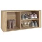 Scarpiera Rovere Sonoma 100x35x45 cm in Legno Multistrato Scarpiera Rovere Sonoma 100x35x45 cm in Legno Multistrato